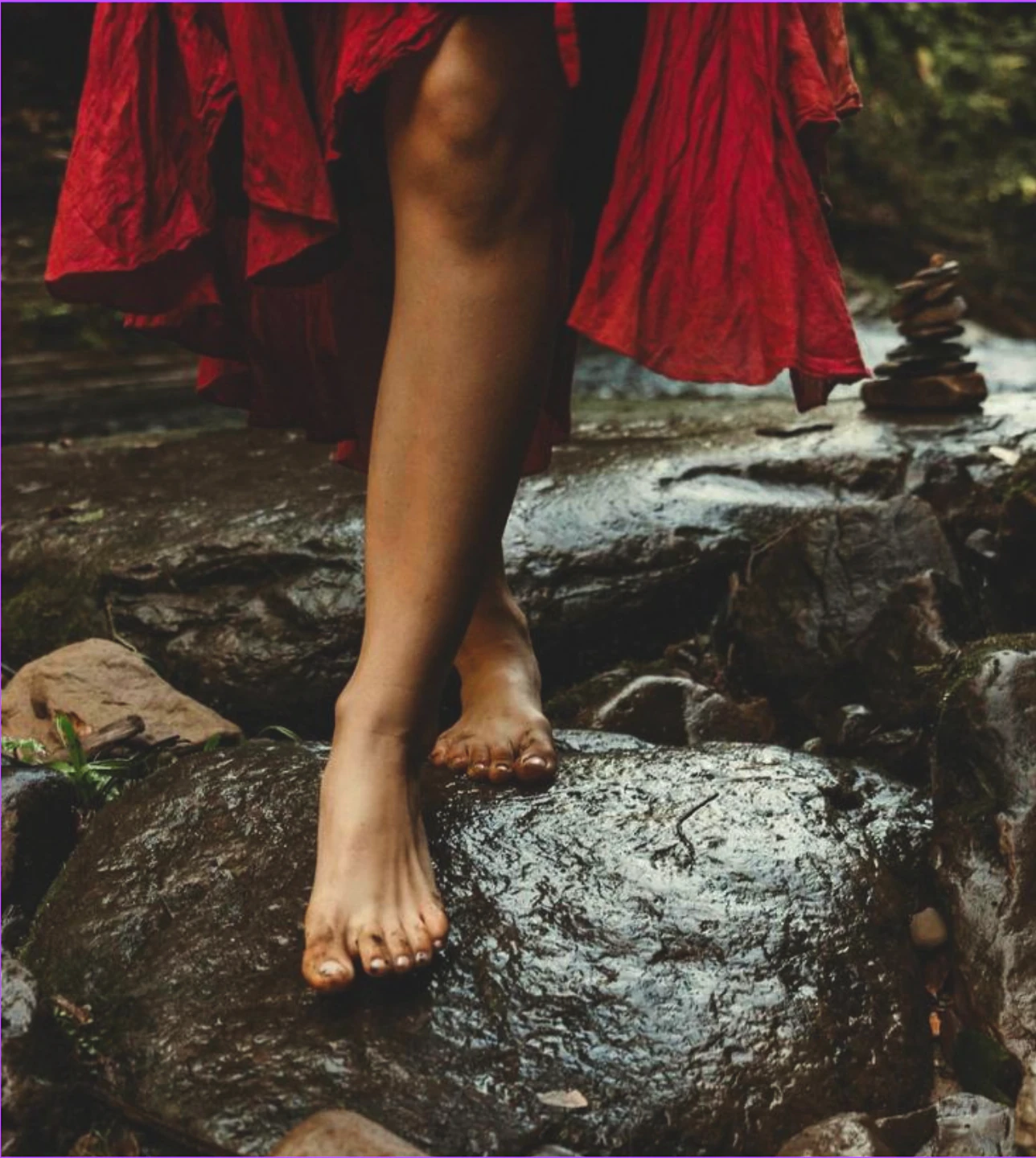 Mujer en la naturaleza